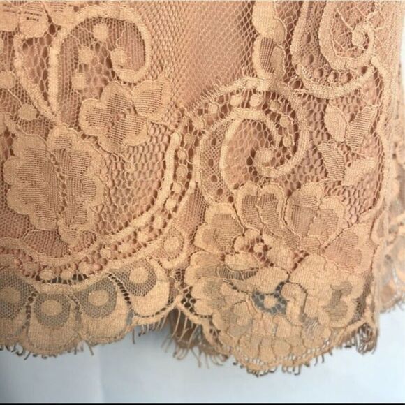 Lovers + Friends Art Deco Dress Light Peach XS - Picture 6 of 8